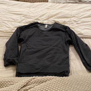 Women’s Econscious Organic Cotton / Polyester Blank Dark Blue Crewneck Pullover